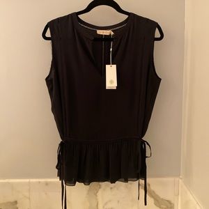 Tory Burch Navy Blue Blouse